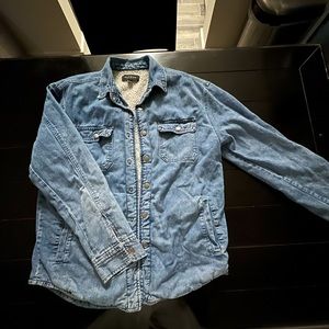Pacsun Denim Wool Jacket